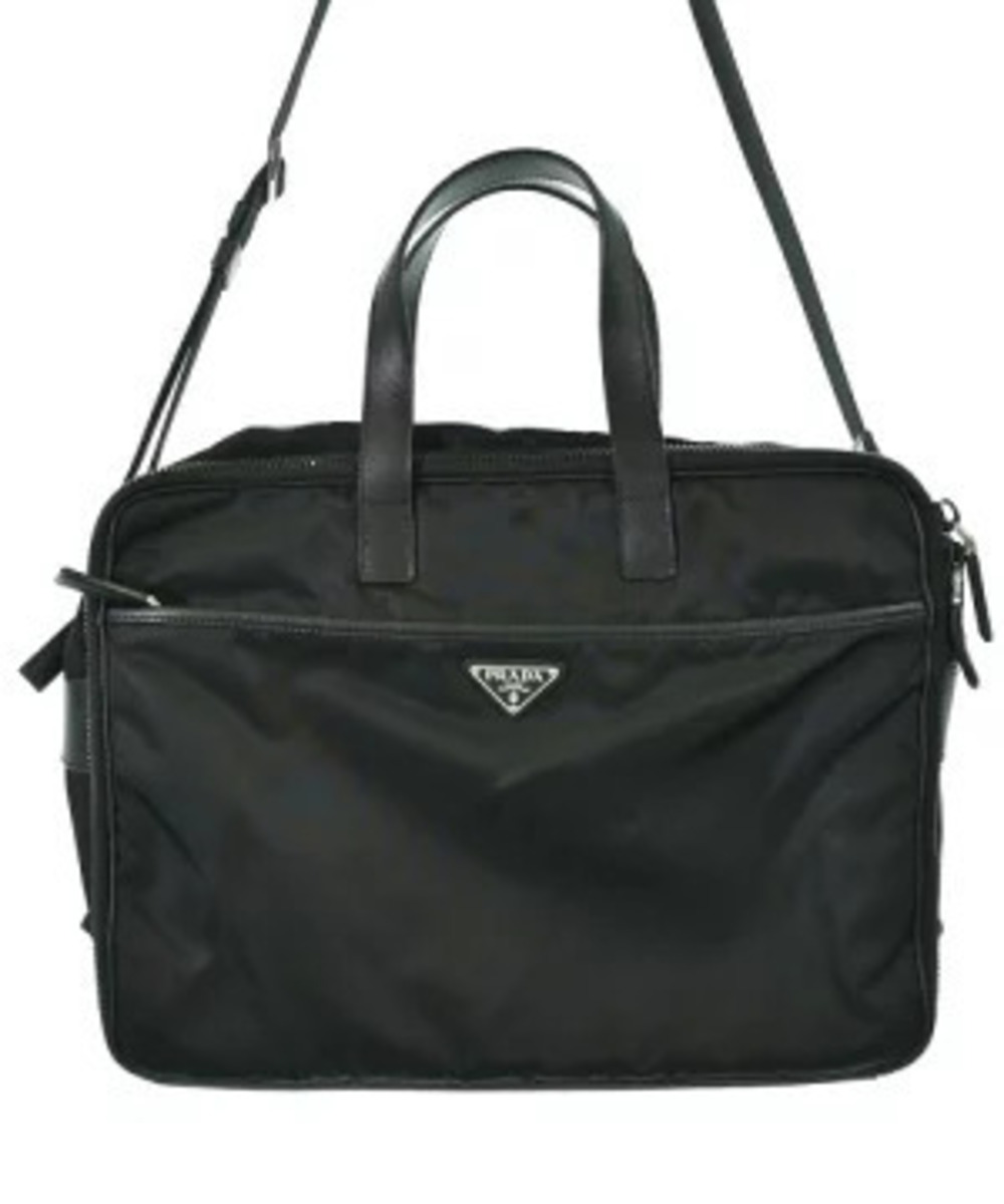 Prada Business Briefcase Tessuto Bag Black